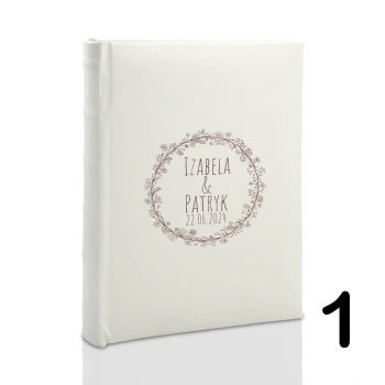 Album ślubny, wsuwany, 50 zdjęć 15x21, personalizowany, 12 wzorów
